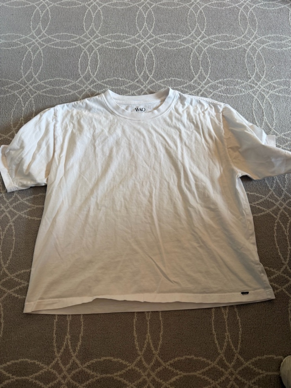 Oversized white tshirt WAO from Revolve